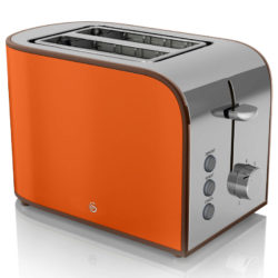 Swan Retro 2 Slice Toaster - Orange